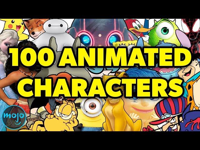 Top 100 Animated Characters of All Time