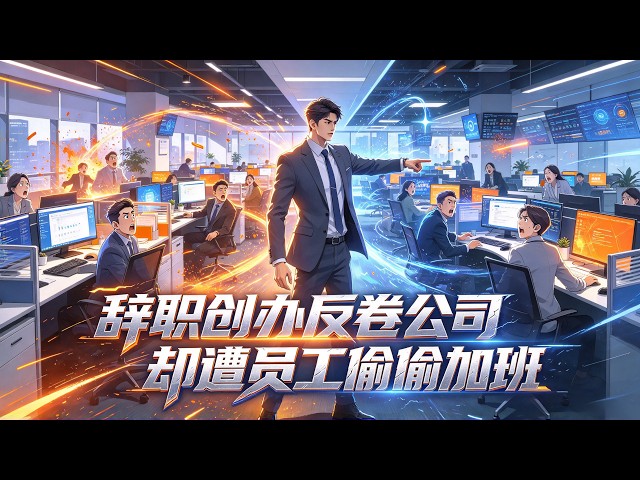 【Multi Sub】業界頂薪+強制準時下班，本來想靠員工健康賺錢，沒想到遇上一群偷偷加班的“叛徒”#漫劇#AI漫劇#動漫#動畫