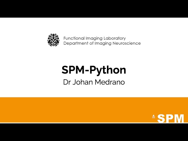 SPM-Python | Dr Johan Medrano | SPM for EEG and MEG