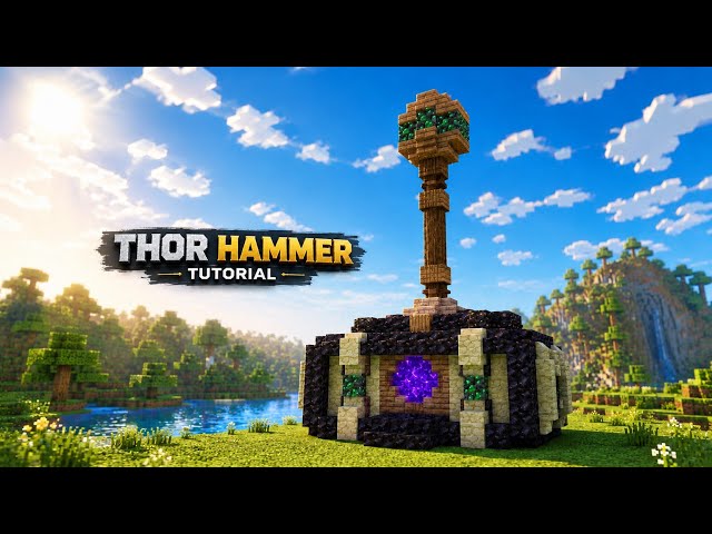 I Built Thor’s Hammer in Minecraft! | Ultimate Build Tutorial