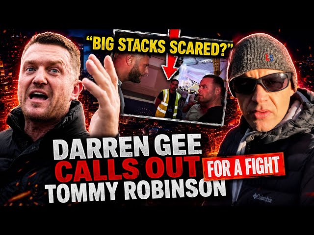 Darren Gee CALLS OUT Tommy Robinson For A FIGHT 😱 | Big Stacks SCARED Of Travellers? 