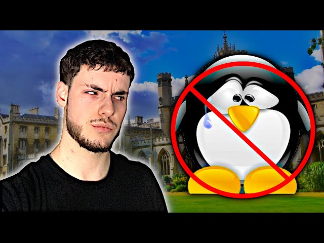 I couldn't use Linux in University...
