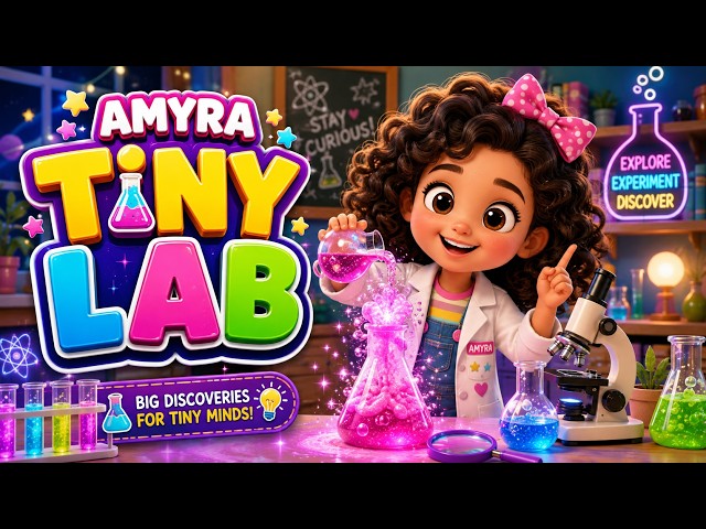 Science Experiments for Kids 🔬✨ | Amyra’s Tiny Lab | Fun STEM Learning