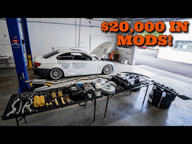 BMW 335i barato y descuidado recibe todas las modificaciones posibles: ¡Un proyecto de ensueño!