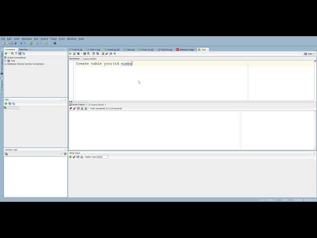 Just know How to Create a Very Very Basic Table in Oracle Sql -Cool Videos #Createtablequery