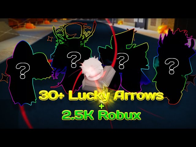 [YBA] Using 30+ Lucky Arrows and Spending 2.5k Robux in Your Bizarre Adventure