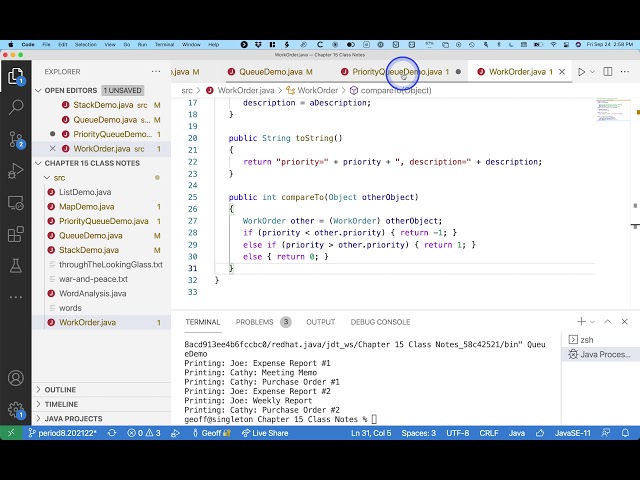 Software Engineering Data Structures 02.11: Priority Queues