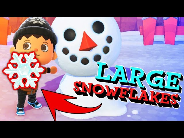 How to UNLOCK ALL 23 Animal Crossing Snowflake Items | Step-by-Step