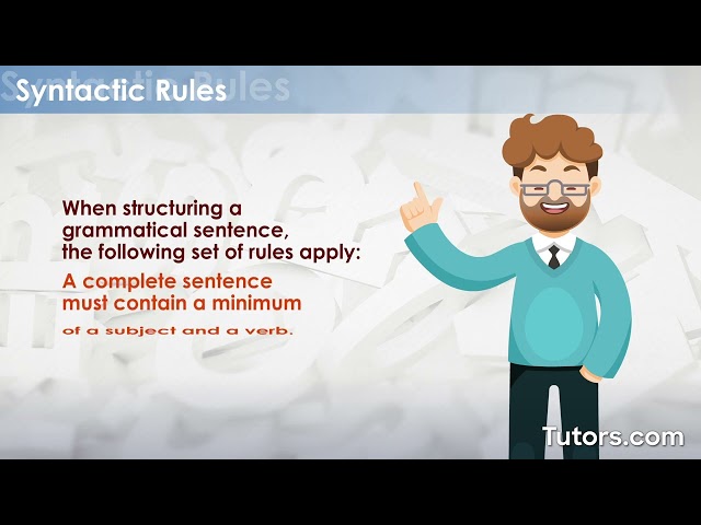 Syntax | Definition, Rules, and Examples
