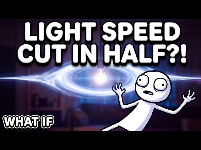 What If The Speed Of Light Was Cut In Half?