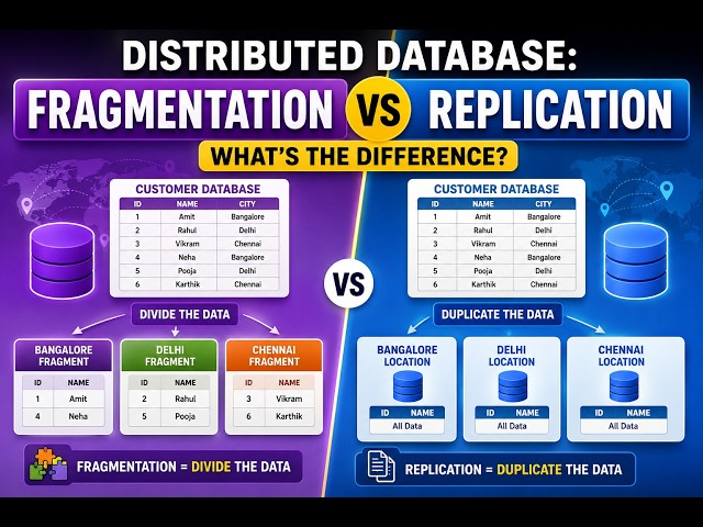 Distributed Database: Fragmentation vs Replication | What's the Difference?