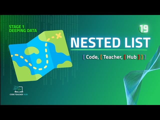 [41] How to Find the Treasure Inside a Nested List? | Nested List in Python 🗺️