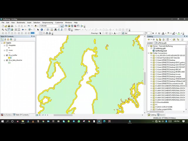 GIS Full Package Tutorials For Beginners | 10.Buffering