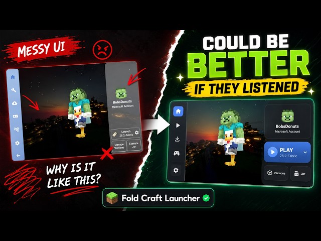 Fold Craft Launcher Needs Work