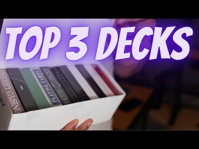 TOP 3 Most AFFORDABLE Decks That I RECOMMEND!