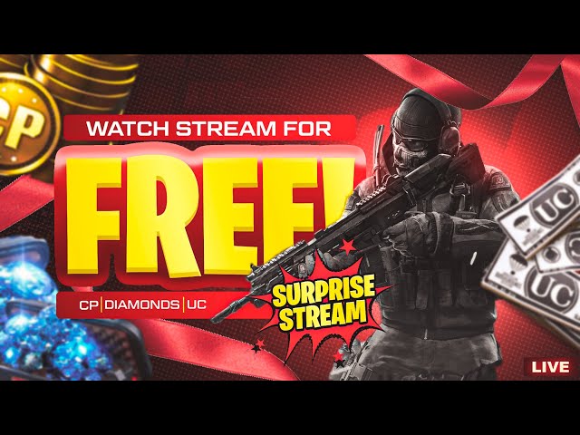 Want free Cp/UC/Diamonds?? | SUPRISE STREAM | CODM STREAM (SPx1.5)| BR/MP