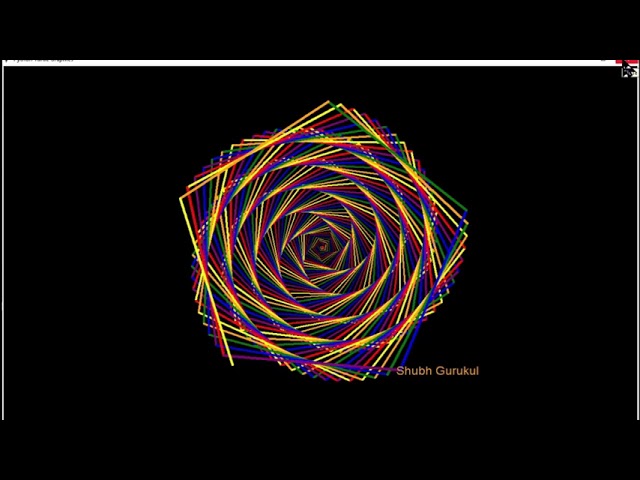 Spiral Hexagon Graphs | Make Some Very Cool 😎 Spiral Graphics | Python Turtle Lec 19