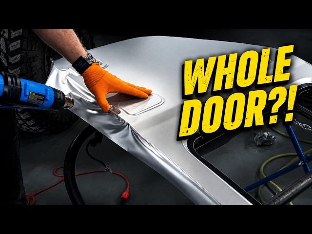 How To Wrap a Full Door With Satin Chrome PPF (Step-by-Step)