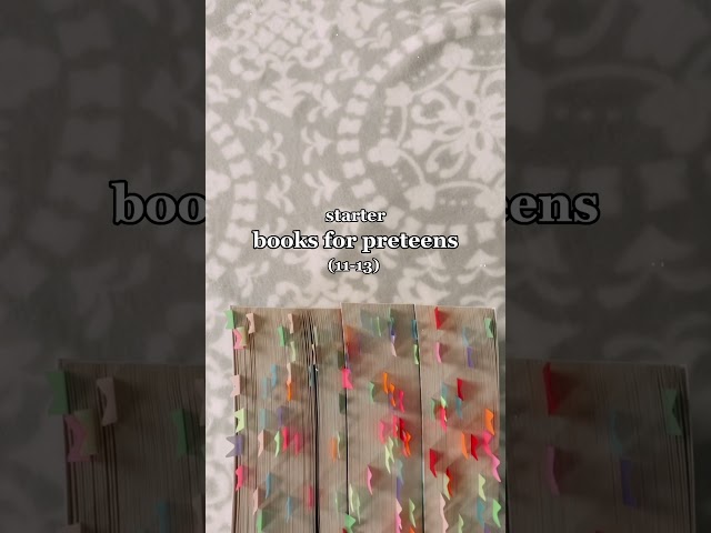 books for preteens! (11-13) 💌 #book #booktube #booktok #books #booktubers #bookbook #reading