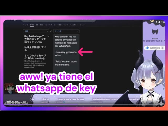 Do Neiro and Key Boy talk on WhatsApp?
