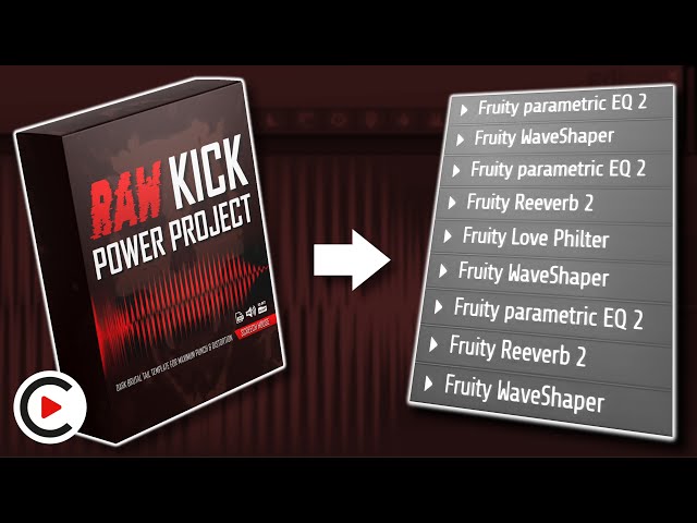 RAW KICK FL STUDIO PROJECT FILE: FLP DOWNLOAD | Distorted Rawstyle Kick, Hardstyle Kick Tail Sample