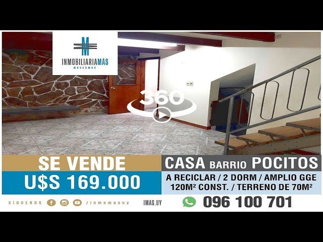 360º - En Venta: 2 Dorm 2 Baños Gge | Pocitos