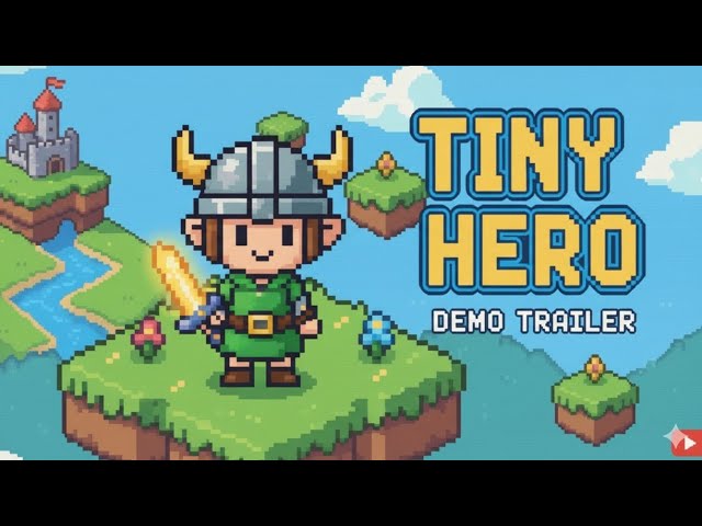 [DEMO] Building an RPG with Python - "Tiny Hero" Demo. - First Look at the Epic Battle!