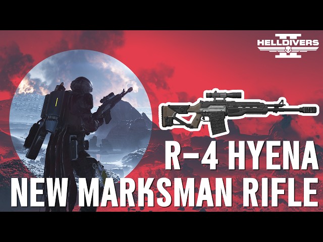 🔴 HELLDIVERS 2: H-4: Hyena! The NEW Marksman Rifle #helldivers2