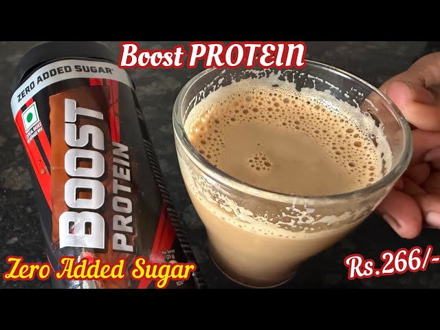 Boost Protein Chocolate Nutritional Drink Review & Recipe | New Boost Protein 