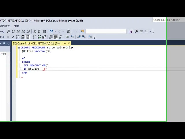 Creating Queries Using Stored Procedures (Part 1)