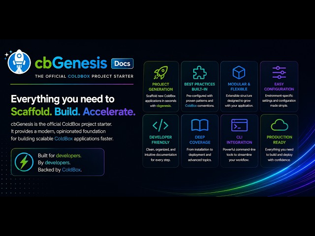Meet cbGenesis | ColdBox + BoxLang Application Starter