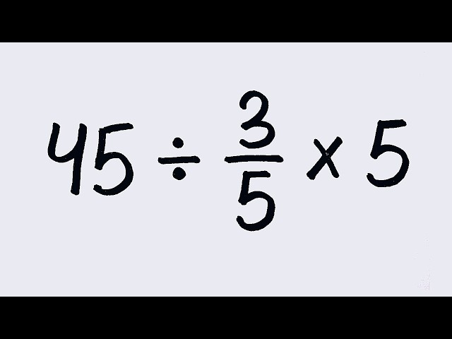 MOST PEOPLE GET THIS ORDER OF OPERATIONS WRONG!