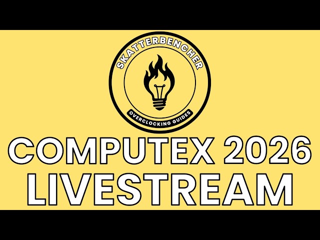 SkatterBencher & Shamino from the GSKILL Computex 2026 Booth