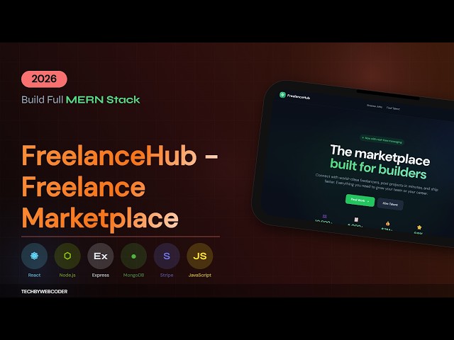 Build FreelanceHub - Freelance Marketplace (MERN Stack) | Full Project + Code + PPT