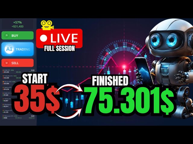 🟢LIVE TRADING : POCKET OPTION AI TRADING WITH CRYPTO BOT | BINARY OPTIONS SIGNAL | TUTORIAL STRATEGY