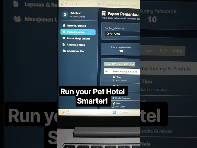 Build a Pet Hotel Management System with PHP & MySQL 🐾 | Booking & Business Dashboard