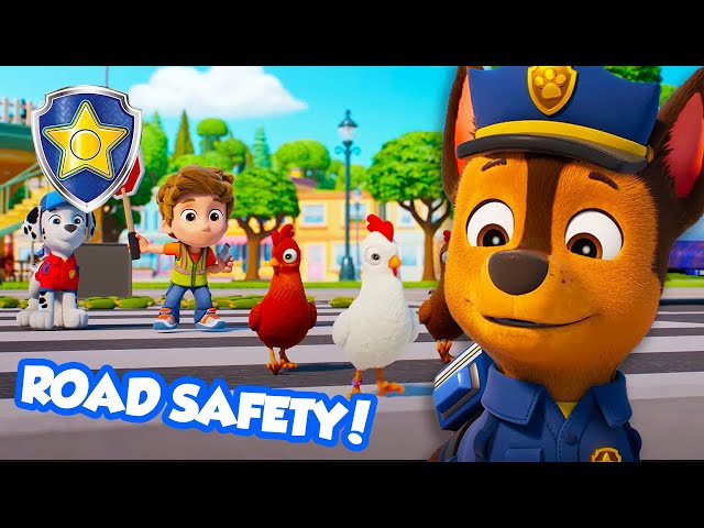 Can The Chickens Cross The Road?! 🐔🚓 | Chase Official Channel | PAW Patrol