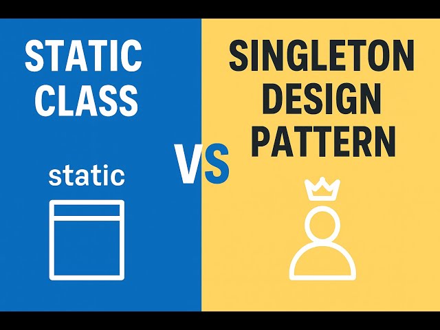 Static Class vs Singleton Design Pattern in C# | Complete Explanation with Examples