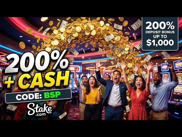 🤝 Stake.com Referral Code BSP - 200% Bonus up to $1,000