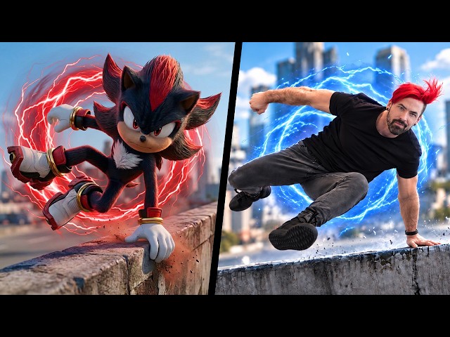 I Tried Stunts From Shadow The Hedgehog IN REAL LIFE! (Sonic)