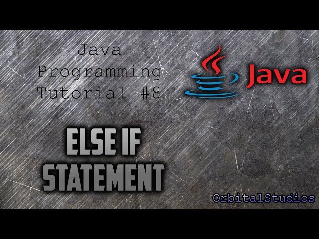Java Beginner Programming Tutorial 8! The Else If Statement In Java Programming!! Decision Java!!
