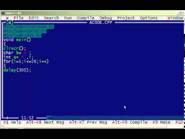 how to know ascii code of char in c