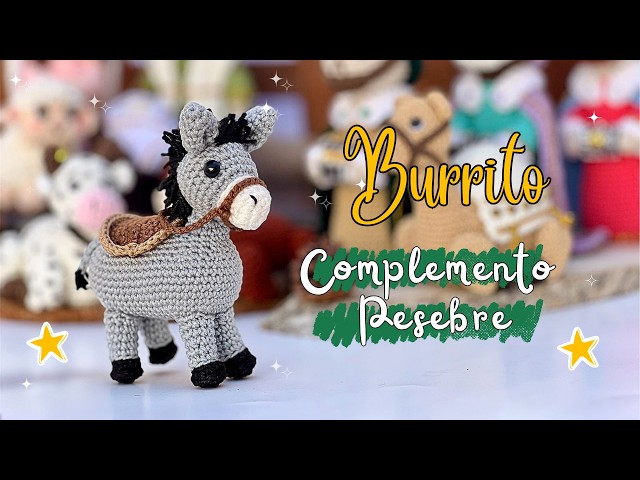 Amigurumi Donkey Nativity Scene Accessory 🧶 | Easy Crochet Tutorial