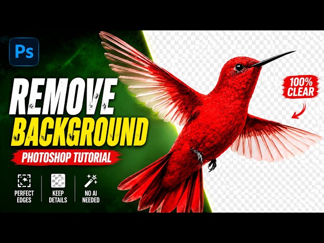 Background Removal in Photoshop | No AI Needed