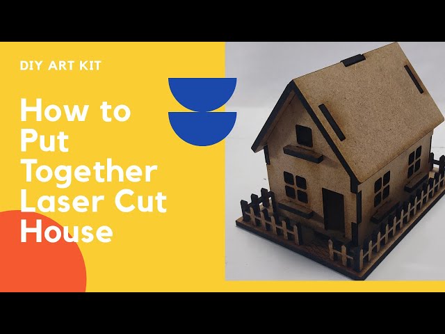 Cabin House Laser Cut How to Put together Ideas to Decorate