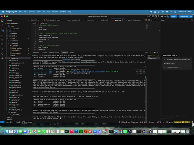 EAGV3 Session 8 — Multi-Agent Growing-Graph Orchestrator with Coder Skill | Assignment Walkthrough