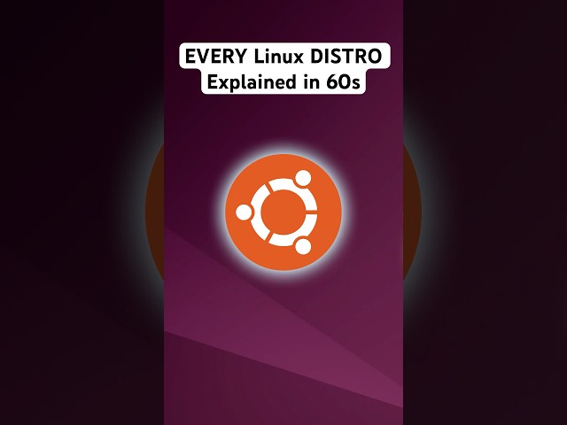 EVERY LINUX DISTRO Explained in 60 Seconds!