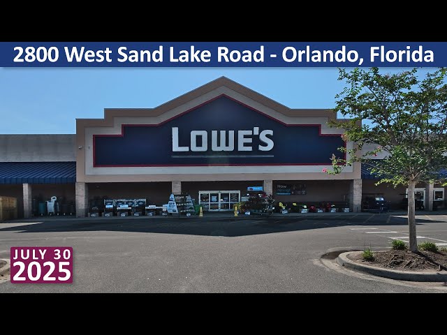 Lowe's in Orlando Florida at 2800 W Sand Lake Road - Lowes Home Improvement Store 670