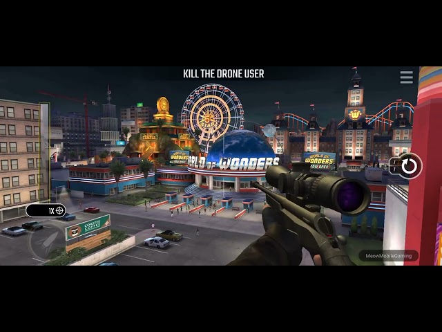 Pure Sniper Z10 Mission 1 Cue The Queues Kill The Drone User