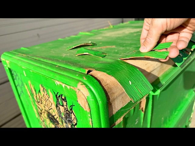 Ep.153 Restoration of UGLY Painted ANTIQUE Dresser